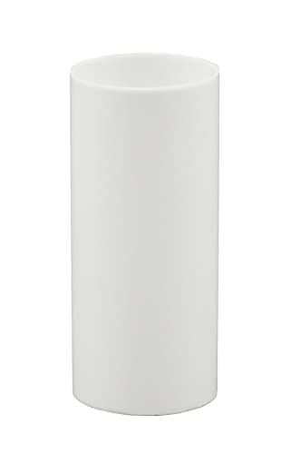 Creative Hobbies 2 Inch White Plastic Candle Covers Set of 6