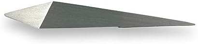 Joy Stember Sanded Triangular Pewter Mezuzah