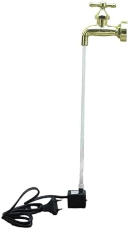 Golden Floating Tap Water Fountain for Outdoor Decor
