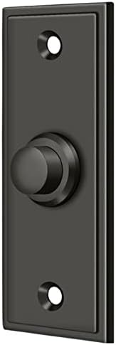 Deltana Bell Button Rectangular Oil Rubbed Bronze