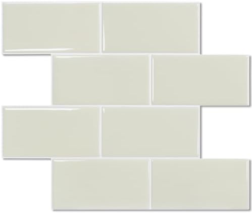 STICKGOO 10-Sheet Subway Tile Peel and Stick Backsplash
