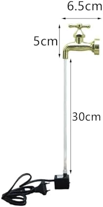 Golden Floating Tap Water Fountain for Outdoor Decor