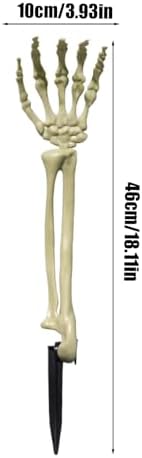 Realistic Halloween Skeleton Yard Stake - Waterproof and Durable