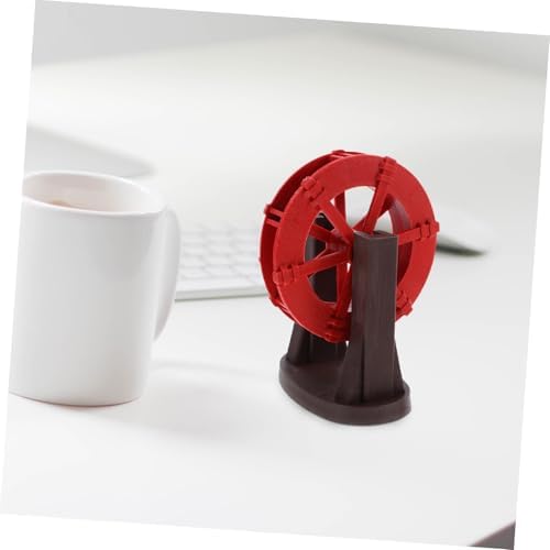 Zerodeko Mini Water Wheel Fountain Decor Prop