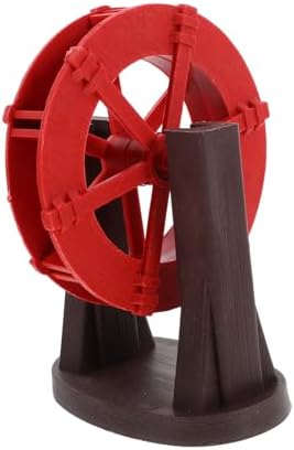 Zerodeko Mini Water Wheel Fountain Decor Prop