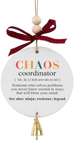 Festwind Chaos Coordinator Funny Christmas Ornament