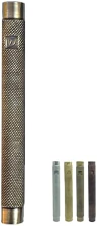 AS Brass Mezuzah Case With Scroll 6 Inches 1