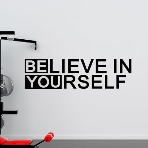 Believe in Yourself Motivational Wall Sticker 25x7