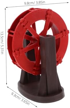 Zerodeko Mini Water Wheel Fountain Decor Prop