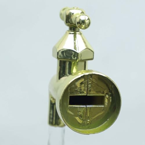 Golden Floating Tap Water Fountain for Outdoor Decor