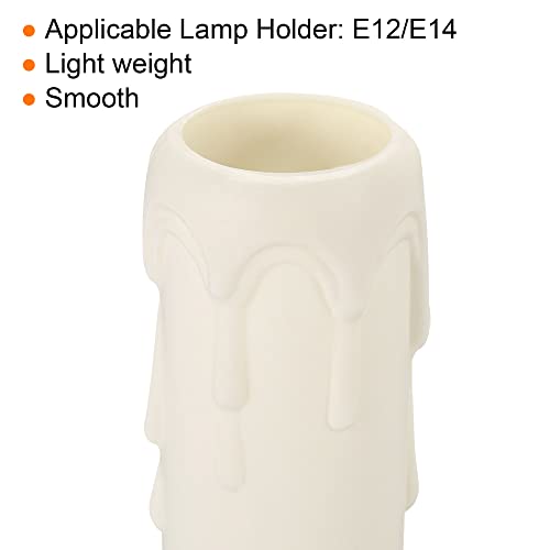 PATIKIL 25x100mm Candle Socket Covers 10 Pack