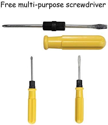 LDS 4 Inch Wide Glass Scraper with 10 Blades and Screw Driver