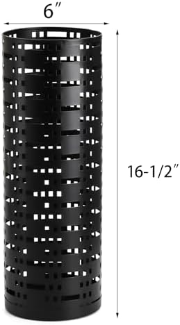 Jucoan Metal Round Umbrella Stand 165x6 Inch