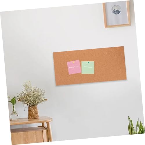 Frameless Cork Bulletin Board for Notes and Photos