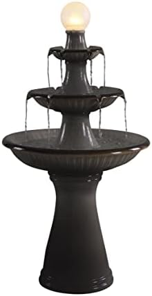 Kenroy Home 51110IV Knight Floor Fountain Ivory Finish