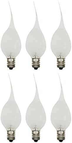Creative Hobbies 6-Pack Incandescent Candle Light Bulbs
