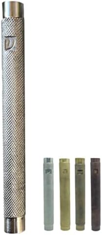 AS Brass Mezuzah Case With Scroll 6 Inches
