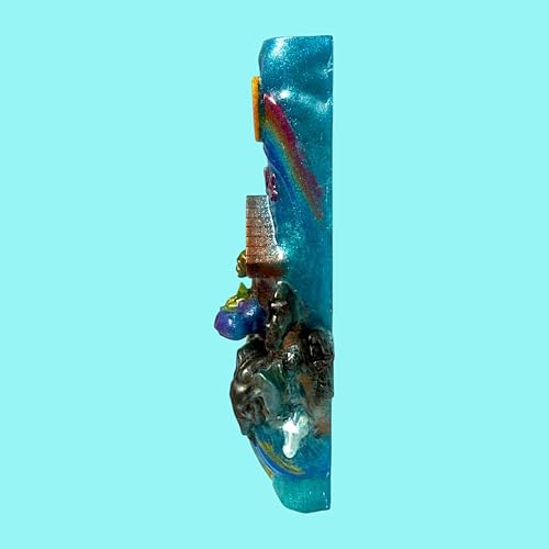 Handmade Noahs Ark Mezuzah Case for Jewish Boys and Girls Room