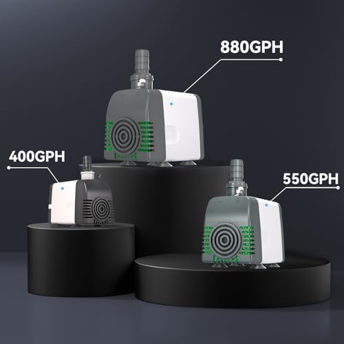 880GPH Submersible Pump with High Lift and Overheat Protection