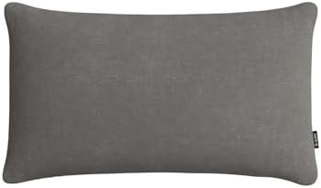 Outer Outdoor Throw Pillow Dark Pebble Gray 12x20