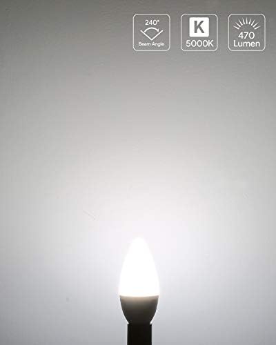Lepro E12 LED Candelabra Bulbs 3 Pack Daylight White