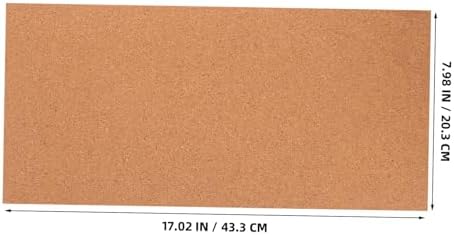 Frameless Cork Bulletin Board for Notes and Photos