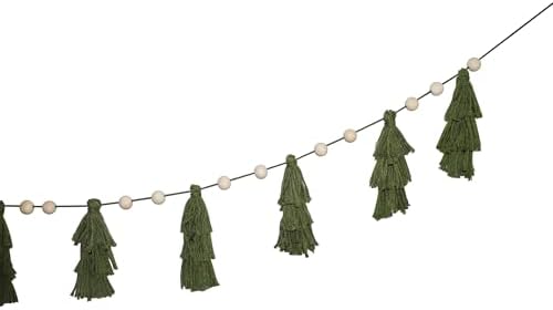 Boho Pastel Tassel Garland for Holiday Decor
