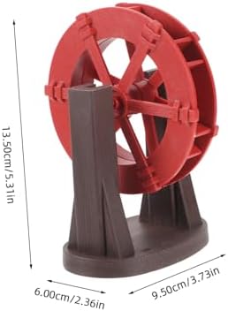BESPORTBLE Miniature Rotating Water Wheel Fountain Decor