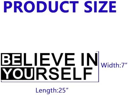 Believe in Yourself Motivational Wall Sticker 25x7