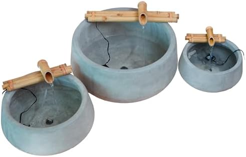 Bamboo Accents Zen Fountain Kit - Three Arm 12 Inch