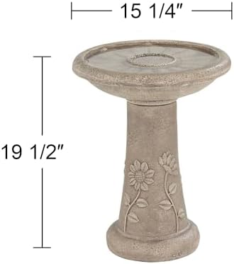 John Timberland Missy Fleur Birdbath Fountain