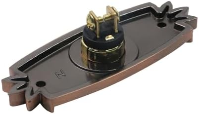 33 Inch Heavy Duty Red Bronze Doorbell Push Button with Screws
