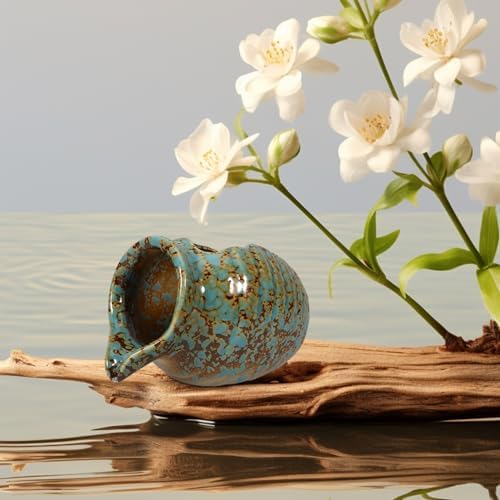 GANAZONO Ceramic Waterfall Jar Fountain Decor