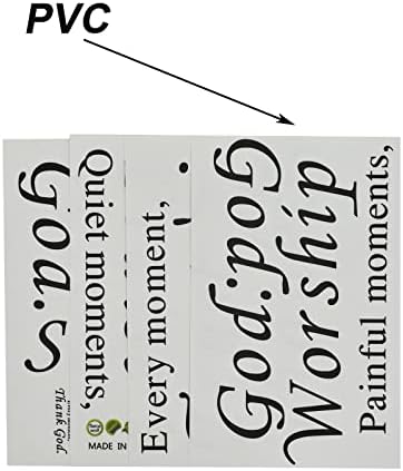 Maydahui Bible Verse Wall Decals 17x23 Inch Pack of 4