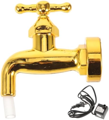 DOITOOL Floating Tap Water Fountain for Garden Tabletop Decor