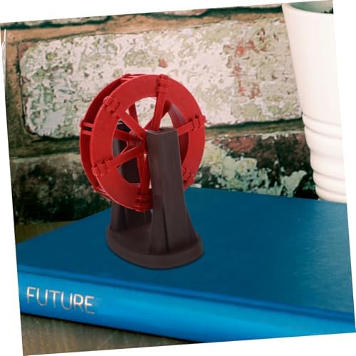 Zerodeko Mini Water Wheel Fountain Decor Prop