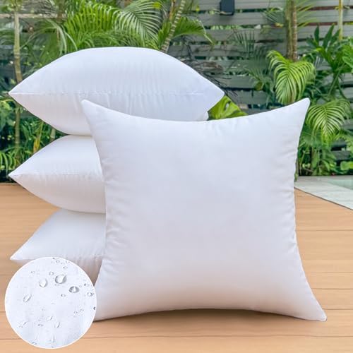 16x16 Outdoor Pillow Inserts Set of 4