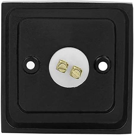A29 Black Powder Coated Cast Iron Doorbell Button Recess Mount