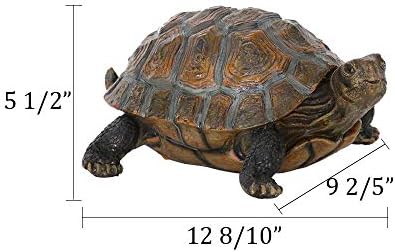 Danmu Polyresin Tortoise Statue Outdoor Decor 1 Pack