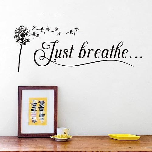 Dandelion Wall Decals 23x8In for Home Decor