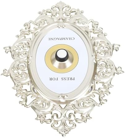 Champagne Doorbell Push Button Retro Style