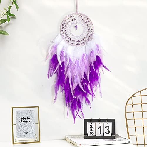 Purple Dream Catchers Handmade Wall Art