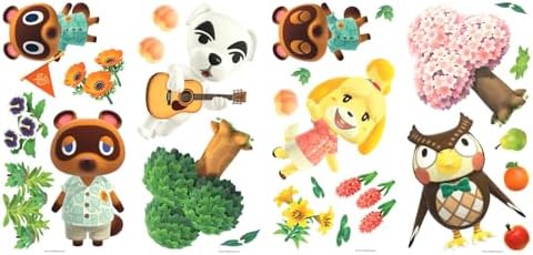 RoomMates RMK4683SCS Animal Crossing Peel and Stick Wall Decals
