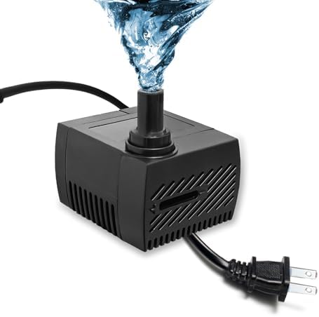 4W 40GPH Mini Submersible Pump for Ponds and Aquariums