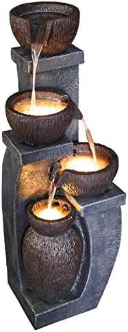 Supmix 374 Inch H Water Fountain Outdoor Decor