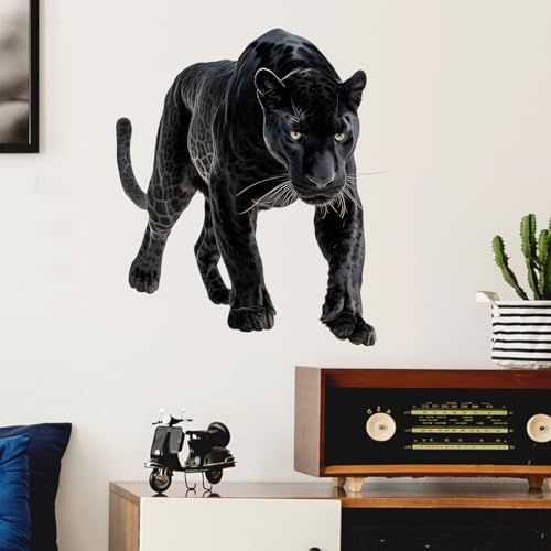 Lifelike Panther Wall Decal for Baby Nursery Room Decor