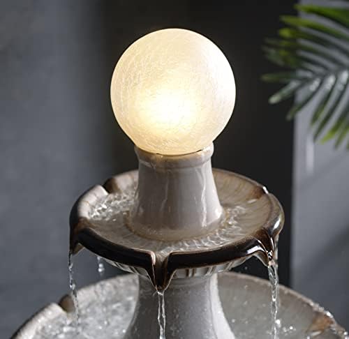 Kenroy Home 51110IV Knight Floor Fountain Ivory Finish