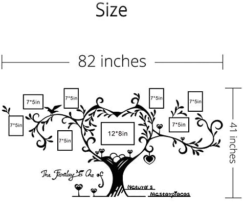 DecorSmart 3D Family Tree Wall Decor Stickers