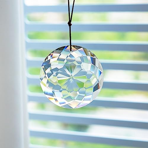 HDCRYSTALGIFTS Hanging Crystal Suncatcher 75MM