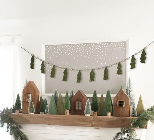 Boho Pastel Tassel Garland for Holiday Decor